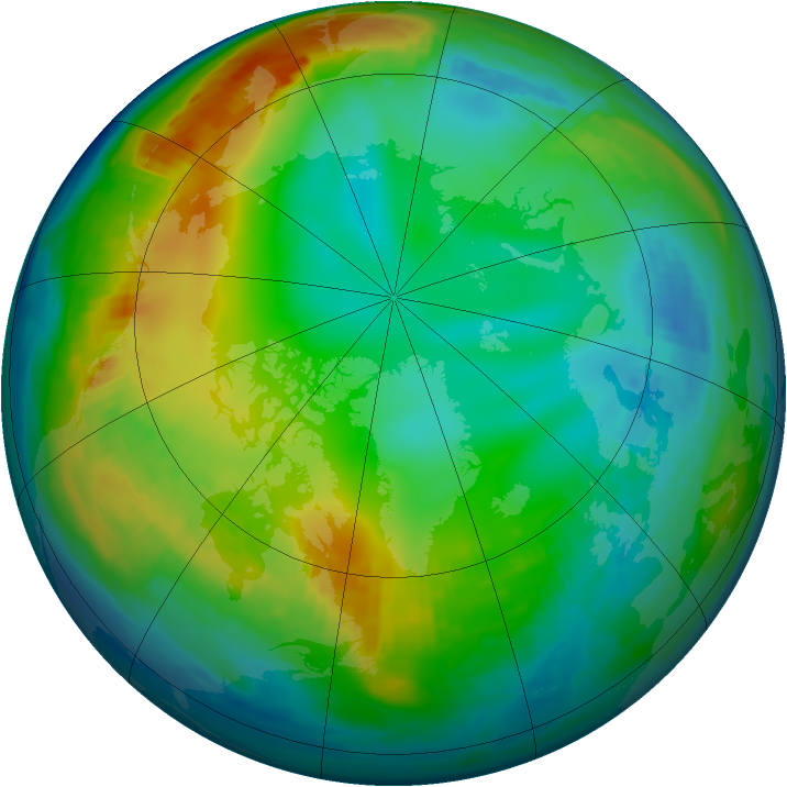 Arctic ozone map for 04 December 1983